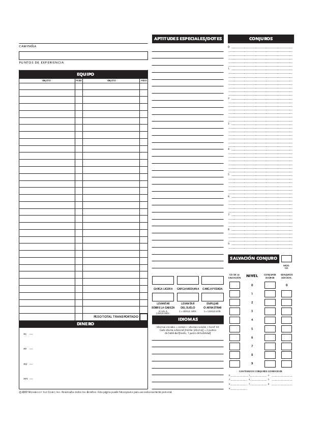 3.5 character sheet pdf editable